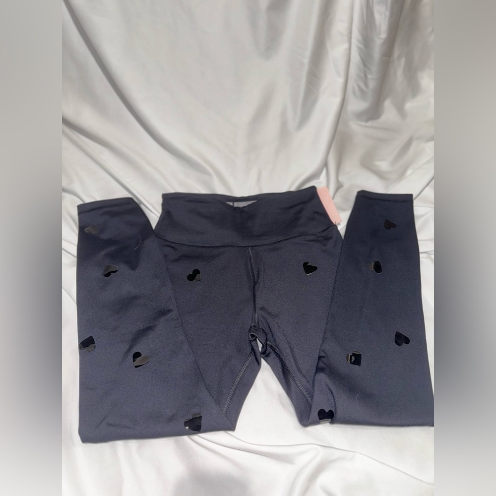 Victoria Secret black heart leggings